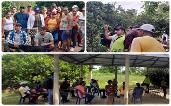 Actividad de extensión agropecuaria con pequeños productores de Chimichagua.