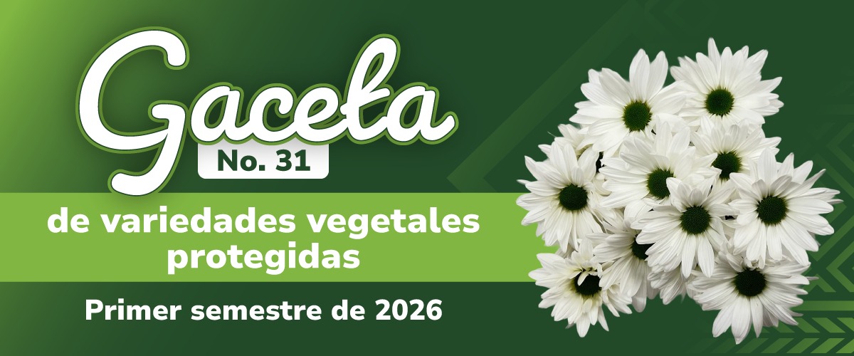 Más información sobre la Gaceta de Variedades Vegetales Protegidas aquí: 