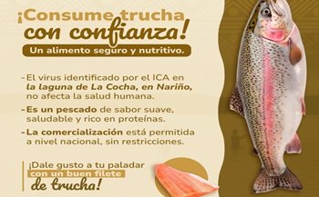 ¡Consuma trucha con confianza!