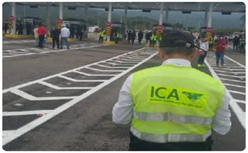 EL ICA ejerce control en el paso fronterizo para mantener la sanidad agropecuaria 