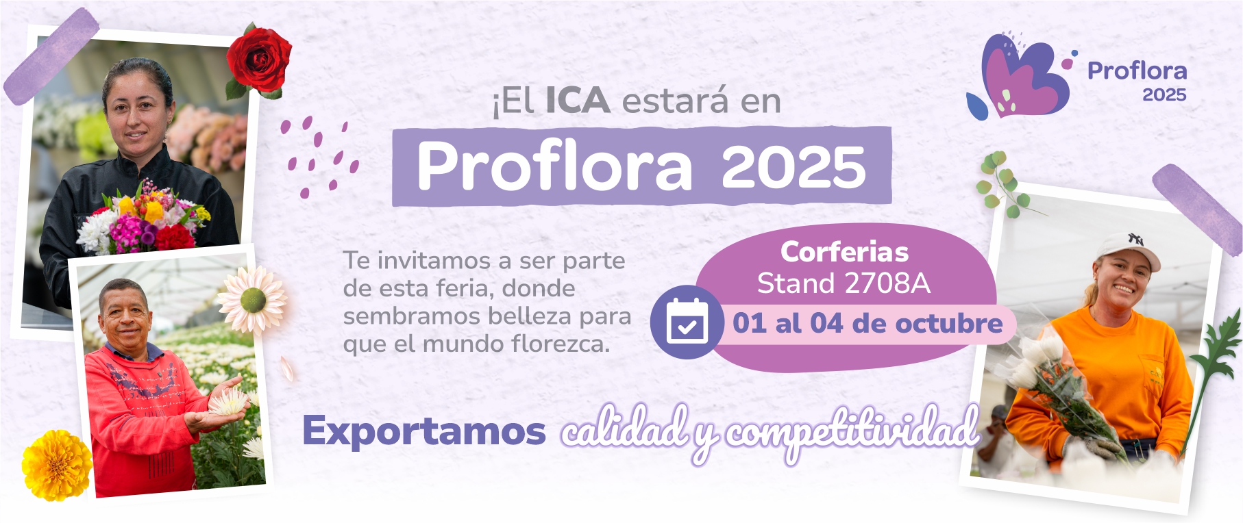 Te esperamos el 4 de octubre en Corferias.