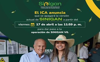 El próximo lunes 20 de abril iniciará la operación de SINIGAN V6.