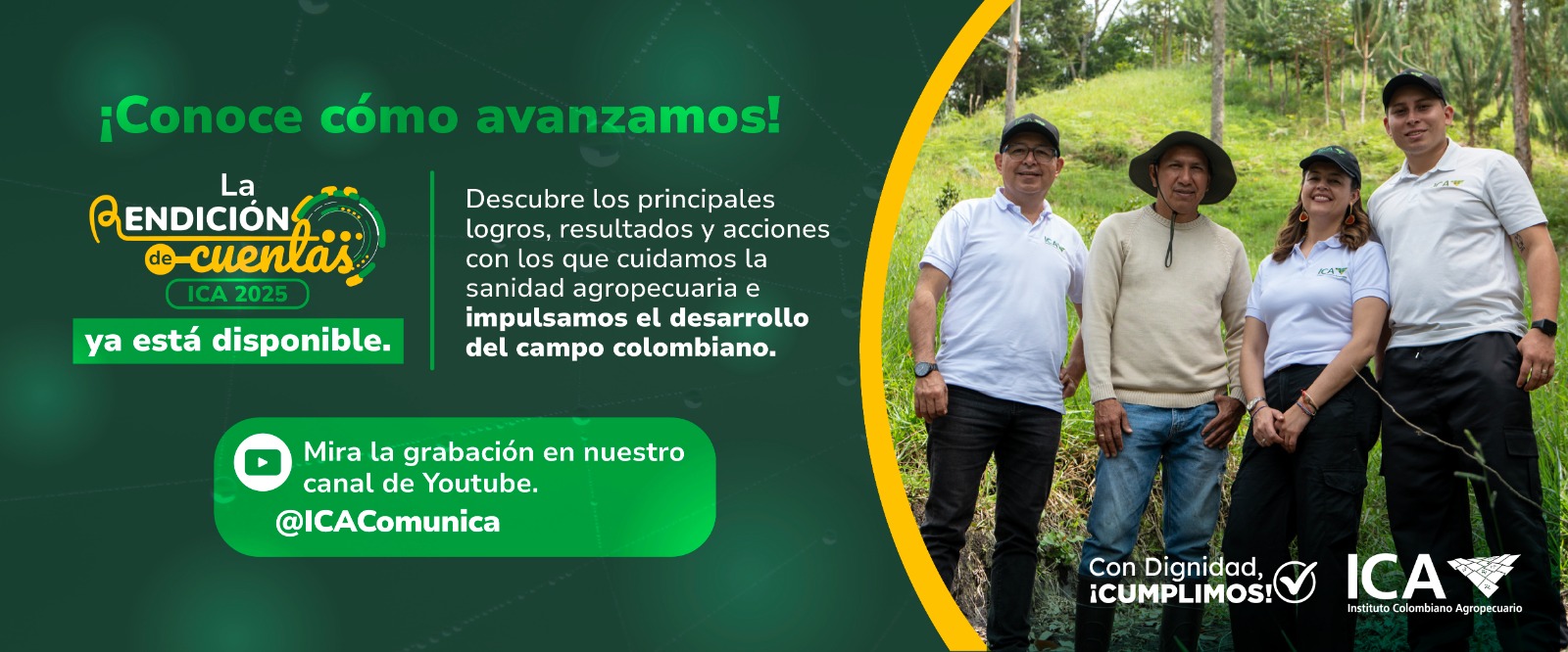  Dale play a la grabación de la Rendición de Cuentas ICA 2025