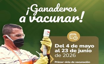 ¡Ganaderos a vacunar! 