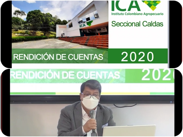 Caldas rindió cuentas de su gestión en el 2020