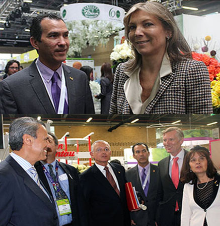 Gerente General del ICA hace recorrido por Proflora 2013
