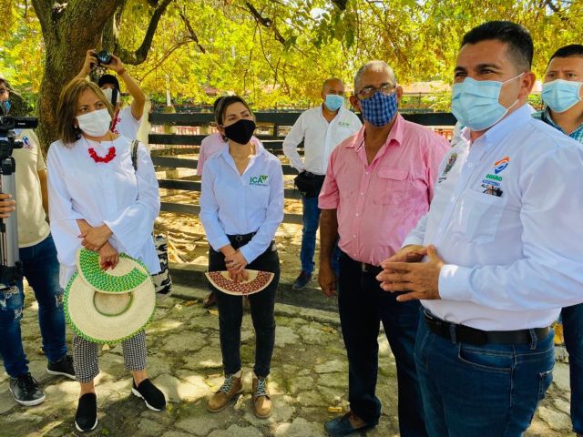 El Tolima recibió con puertas abiertas la visita de la gerente general del ICA