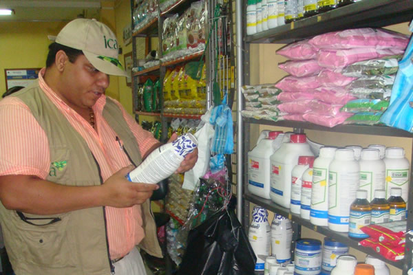 Acciones del ICA en almacenes agropecuarios de Santander, Tolima y Valle del Cauca 