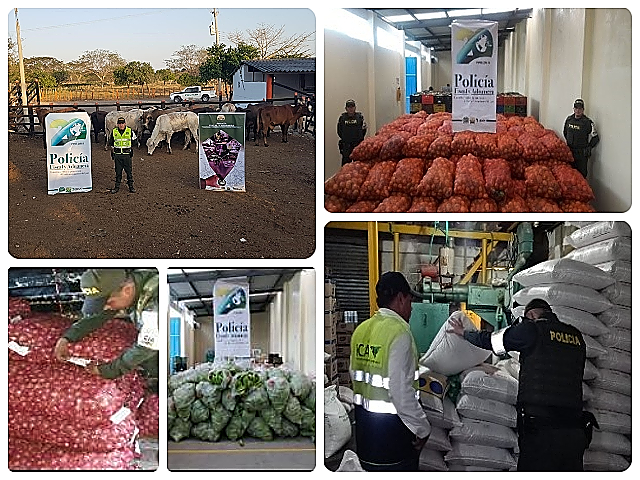 CIIIP logra histórica confiscación de más de $120 millones en productos agropecuarios de contrabando