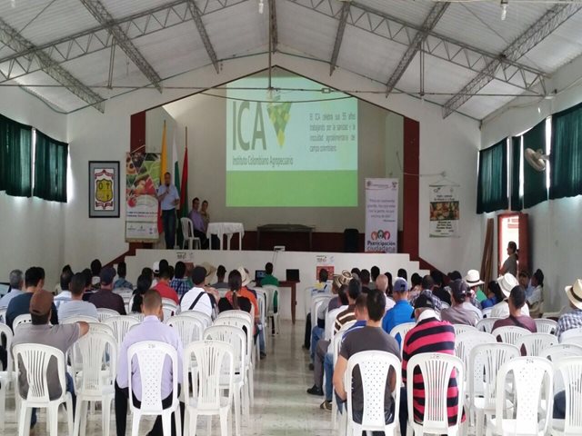Productores del occidente antioqueño participaron en el foro agrícola organizado por el ICA 