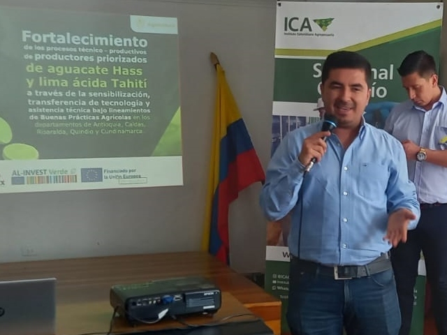 Socialización con productores agrícolas del Quindío 