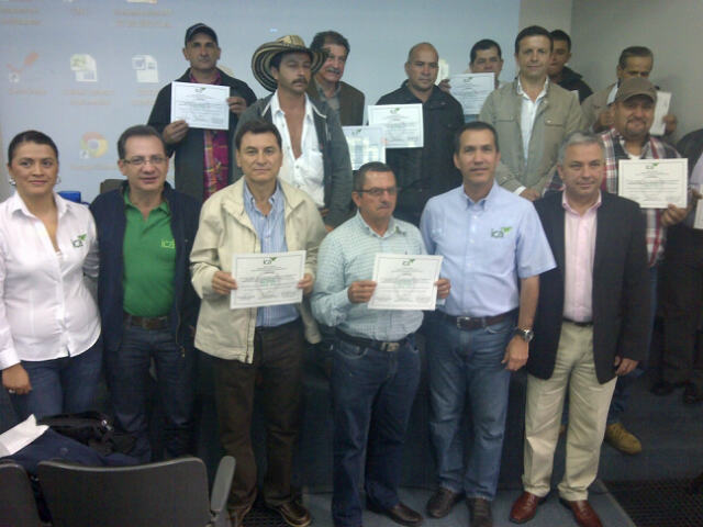 El ICA certificó productores agropecuarios de Caldas en BPG y BPA