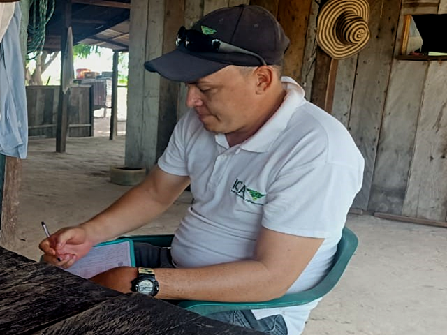 Visita a predios de frontera en Vichada.