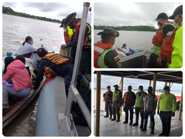 El ICA realiza operativo de control en zona de triple frontera en el Amazonas