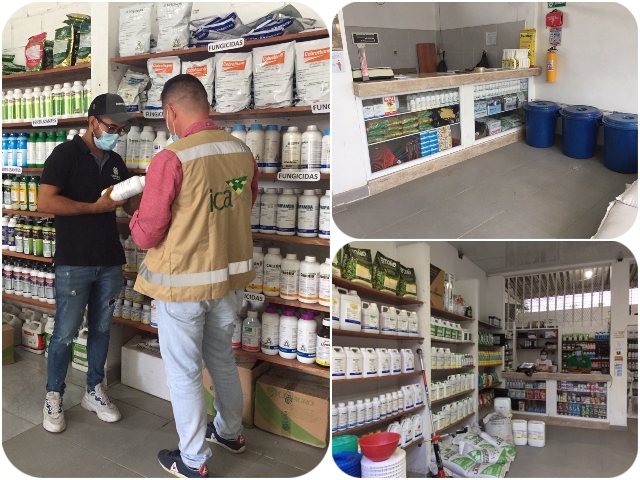 Establecimientos de insumos agropecuarios de Bolívar son supervisados por el ICA 