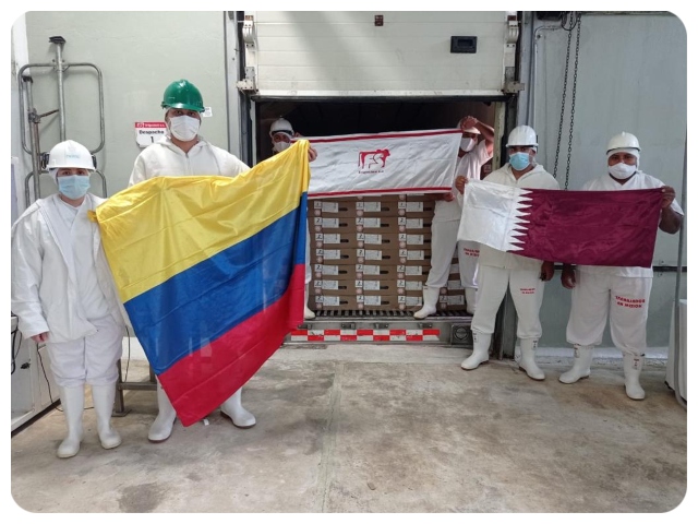 Un nuevo cargamento de carne bovina colombiana llegará a Qatar.