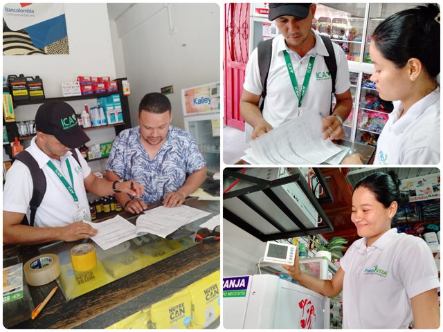 Inspección a comercializadoras agropecuarias de Cartagena del Chairá.