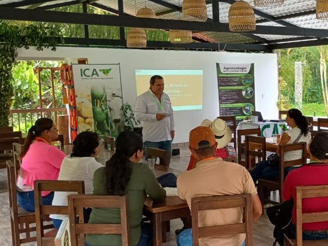 El ICA Quindío fortalece la sanidad vegetal y las Buenas Prácticas Agropecuarias en productores rurales del departamento