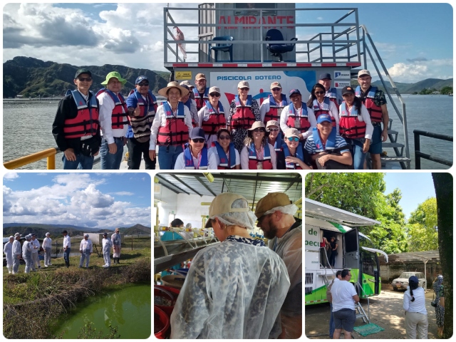 Visita de comisión de Noruega para el fortalecimiento del área acuícola en el Huila