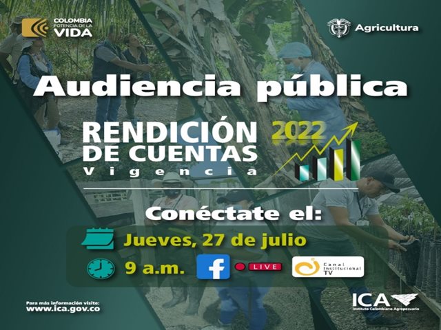 Invitación rendición de cuentas  