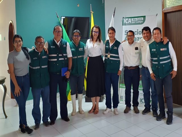 Reunión ICA – SENASA, gerencia seccional del ICA en Amazonas.
