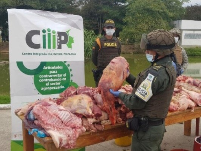 $39 millones en productos agropecuarios fueron incautados la última semana por las autoridades 