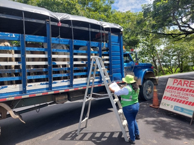 Puesto de control del ICA en Arauca