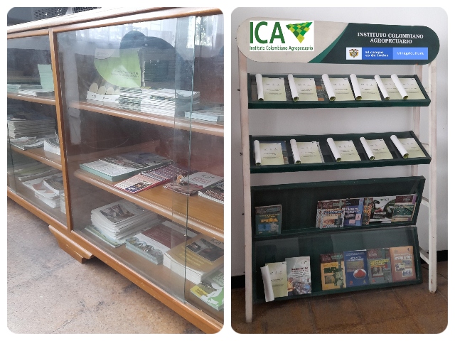 Biblioteca de la seccional ICA Tolima.