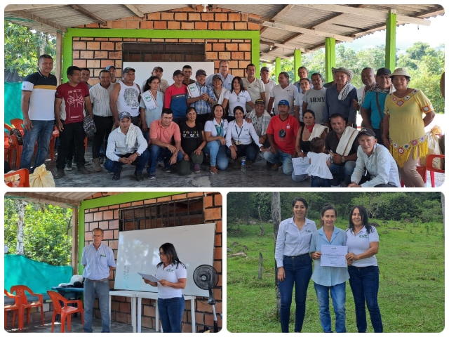Entrega de 15 certificados en Buenas Prácticas Agrícolas