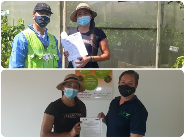 Viveristas de  Moniquirá  avanzan con el registro ante el ICA 