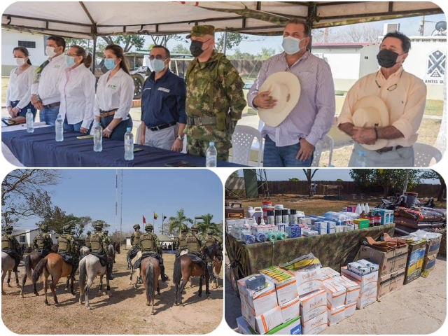 Trabajo conjunto para combatir el abigeato y el contrabando en Arauca 