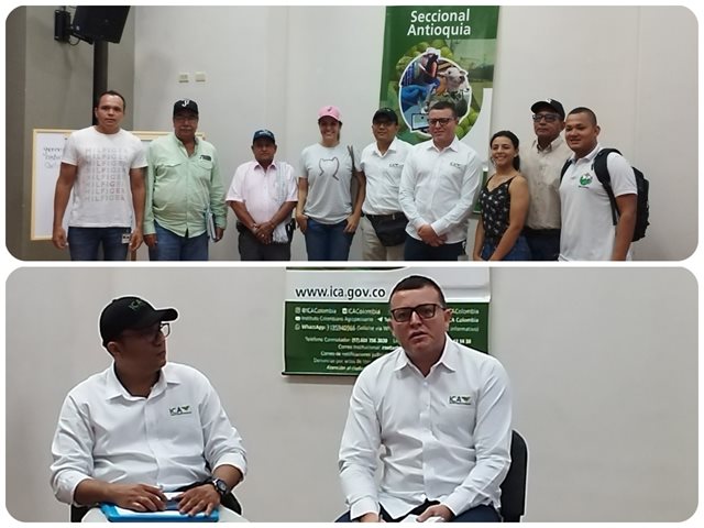El ICA trabaja de la mano de los productores pecuarios del Bajo Cauca antioqueño  
