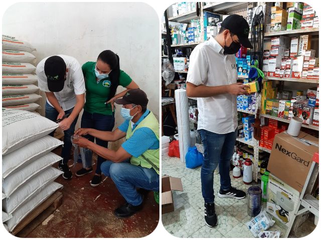 El ICA realizó muestreo en insumos veterinarios del departamento de Sucre