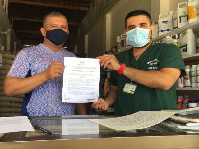 Entrega de registro ICA