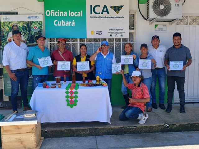 Apicultores de Cubará reciben certificación del ICA en Buenas Prácticas Apícolas
