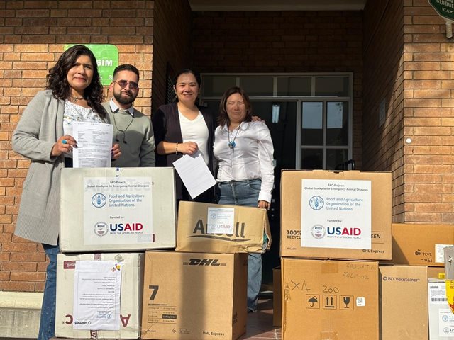 El ICA fortalece su respuesta a la influenza aviar con el apoyo de la FAO y USAID 