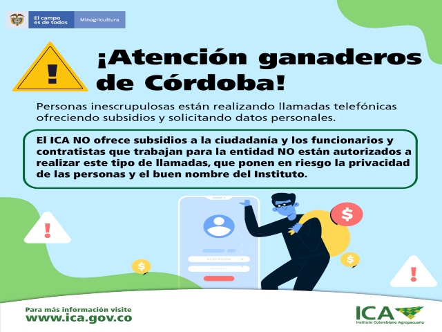 No se deje engañar ni estafar con falsas llamadas a nombre del Instituto 