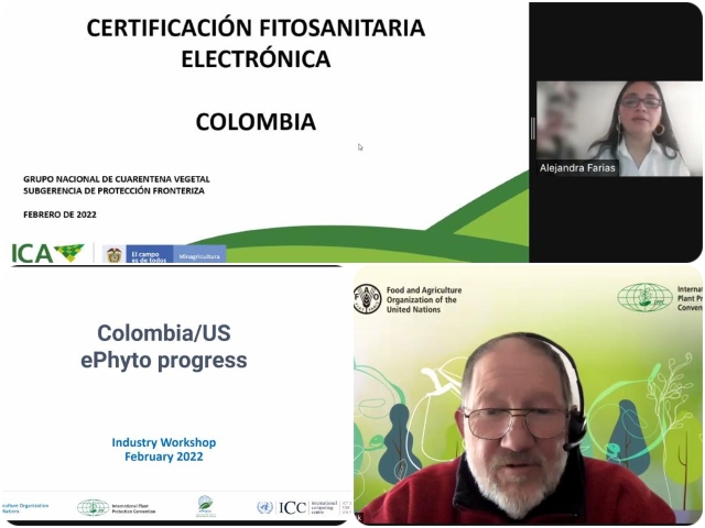Taller virtual sobre Certificación Fitosanitaria Electrónica.