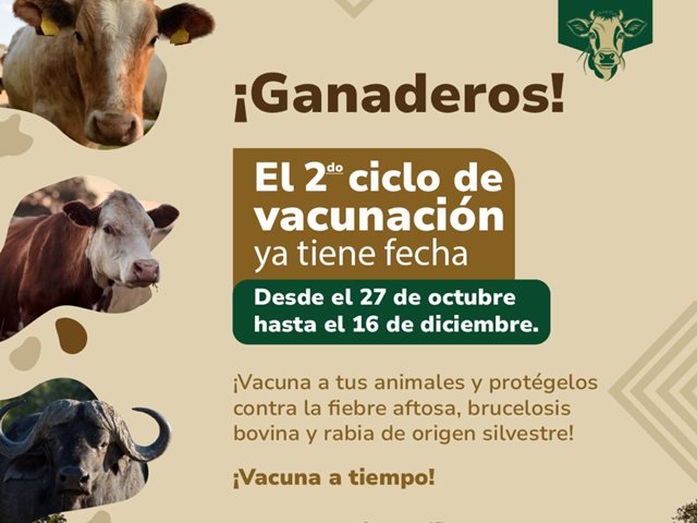 Segundo Ciclo de Vacunación.