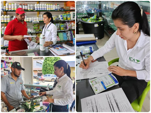 El ICA realiza control técnico a la comercialización de insumos agrícolas, en Caquetá
