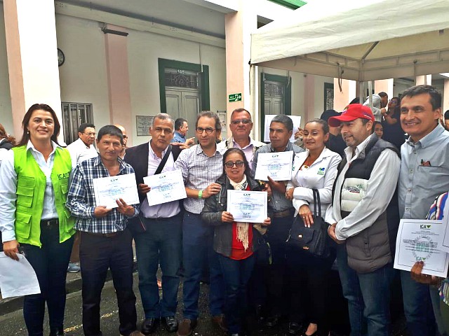 MinAgricultura entregó certificados en Buenas Prácticas Agrícolas a productores manizaleños