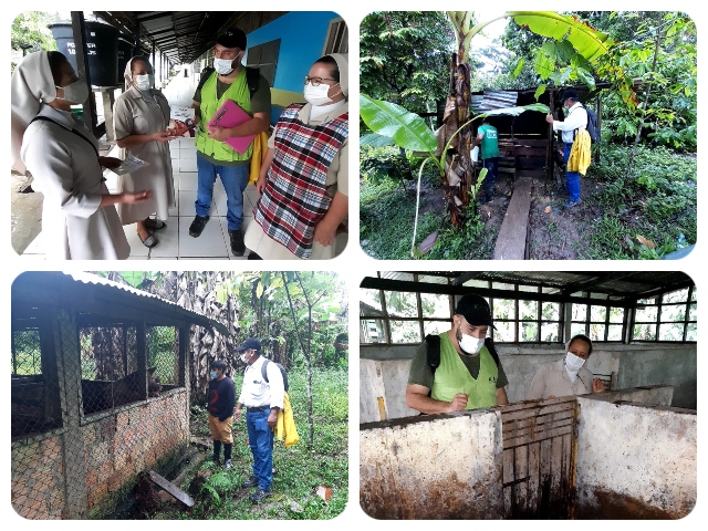 El ICA Amazonas realiza visitas de Inspección, Vigilancia y Control en zona de frontera