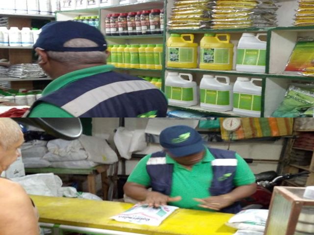 ICA realiza inspección en establecimientos comercializadores de insumos agropecuarios.