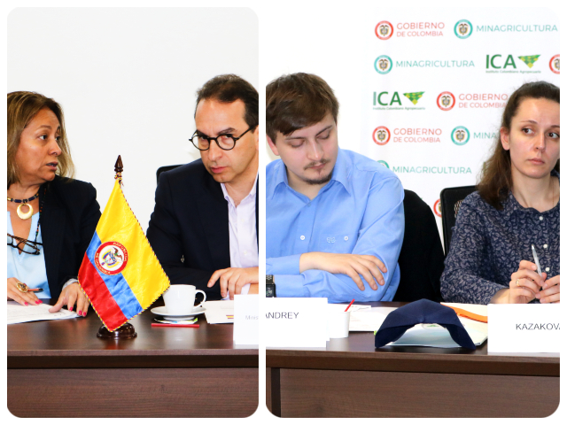 Reunión con la delegación rusa.