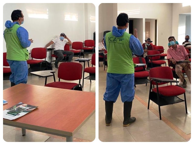 En Santana, Boyacá, trabajamos con autoridades municipales por el sector agropecuario 