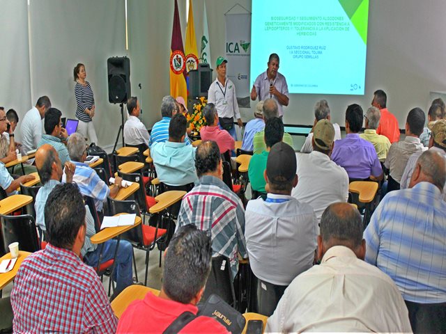 Asistentes técnicos del Tolima se actualizan sobre manejo fitosanitario del cultivo de algodón