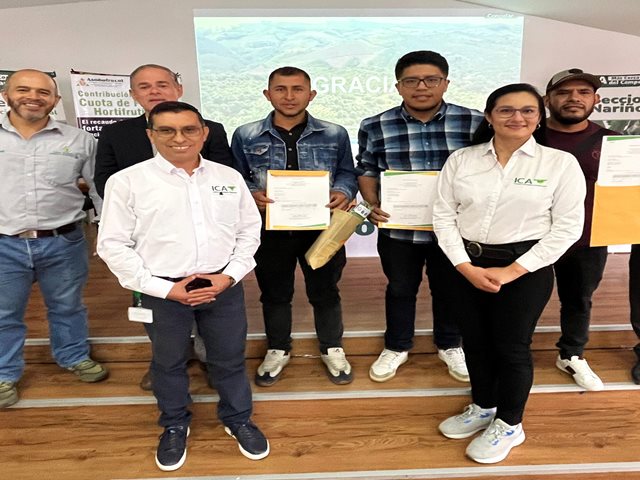 Nariño cuenta con cuatro nuevos predios con Registro ICA para exportación de vegetales para consumo en fresco 