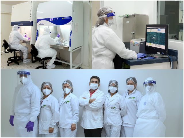 Funcionarios ICA laboratorios Bucaramanga  