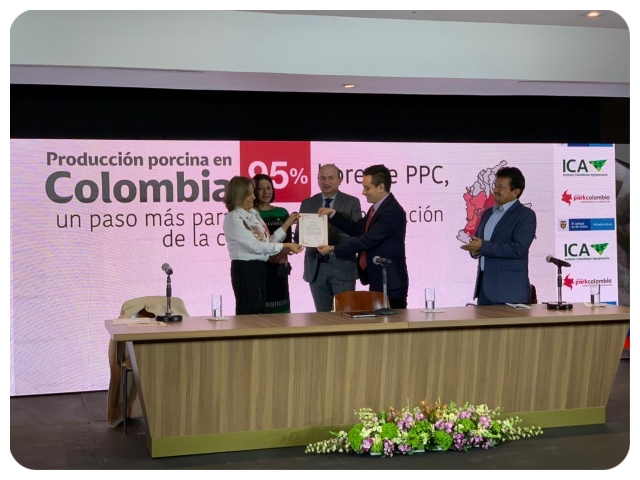 Rueda de prensa Ministerio de Agricultura, ICA y Porkcolombia.
