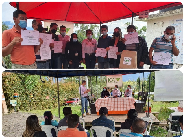 Entrega de certificados en BPA.